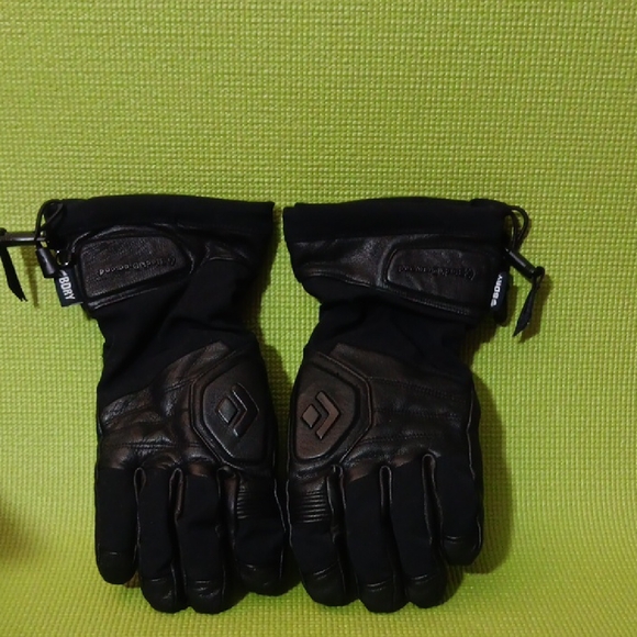 Black Diamond Men's Durable Black Gloves
